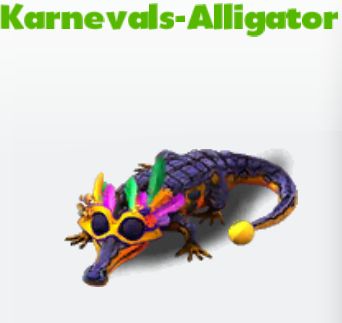 Karnevals-Alligator